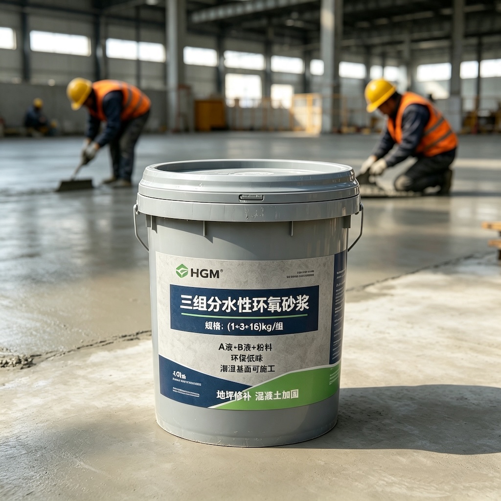 咸安三组份水性环氧砂浆